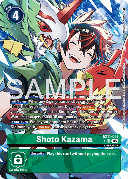 EX11-062Shoto Kazama