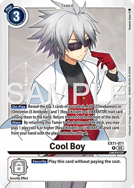 EX11-071Cool Boy