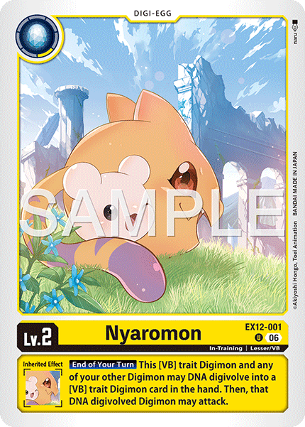 EX12-001Nyaromon