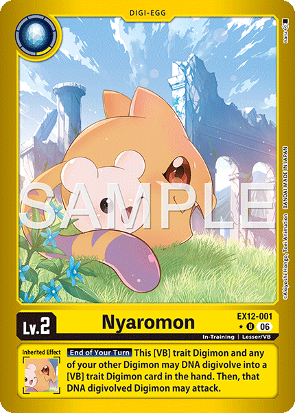 EX12-001Nyaromon