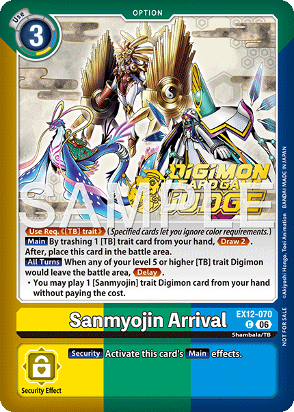 EX12-070Sanmyojin Arrival
