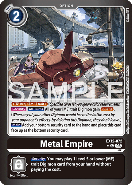 EX12-072Metal Empire
