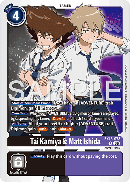 EX13-073Tai Kamiya & Matt Ishida