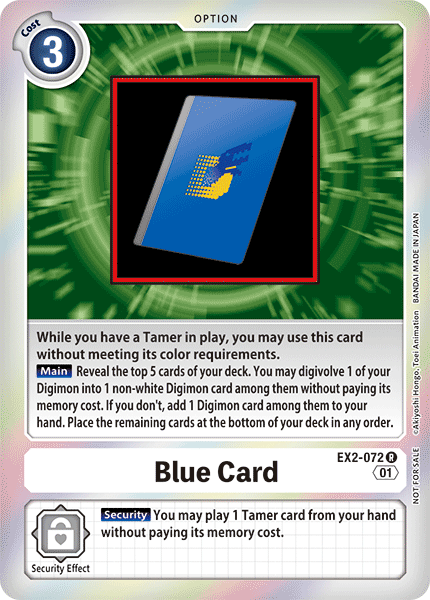 EX2-072Blue Card