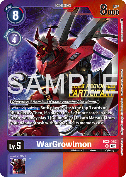 EX3-062WarGrowlmon