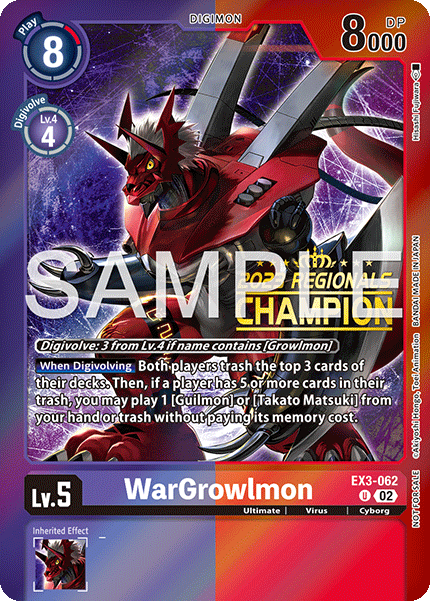 EX3-062WarGrowlmon