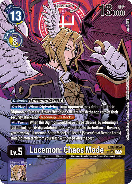 EX6-054Lucemon: Chaos Mode