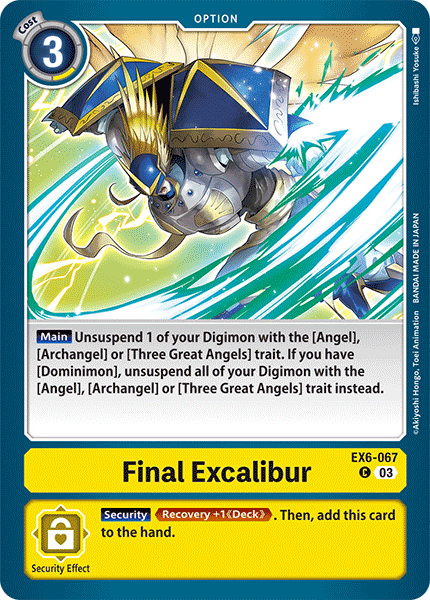 EX6-067Final Excalibur