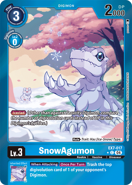 EX7-017SnowAgumon