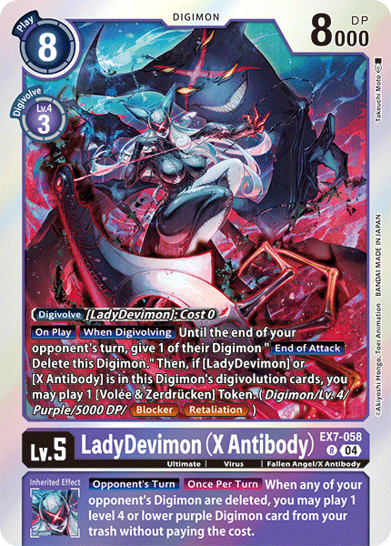 EX7-058LadyDevimon (X Antibody)