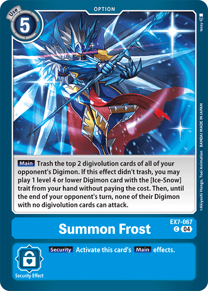 EX7-067Summon Frost