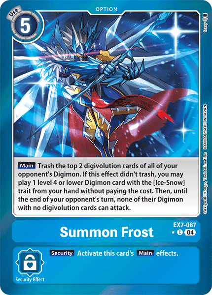 EX7-067Summon Frost