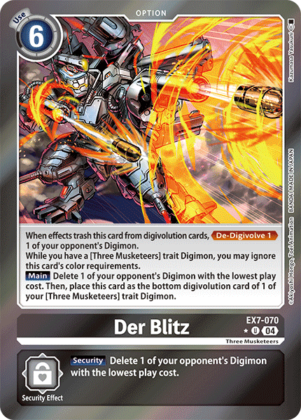 EX7-070Der Blitz