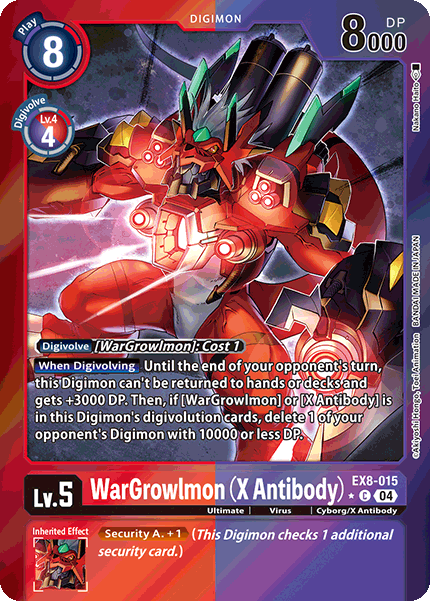 EX8-015WarGrowlmon (X Antibody)