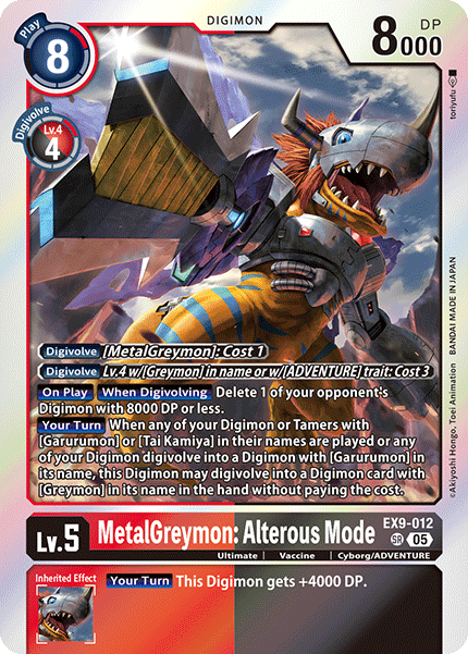 EX9-012MetalGreymon: Alterous Mode