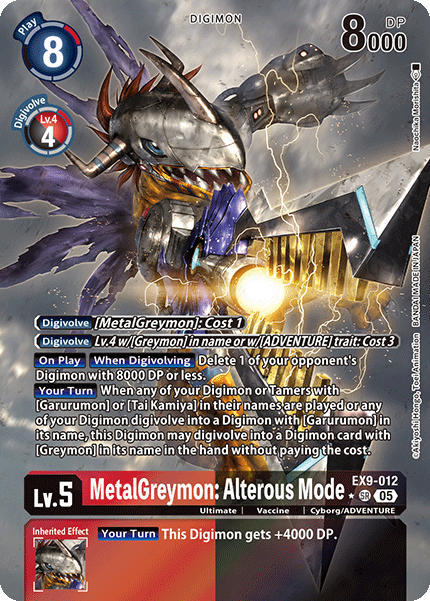 EX9-012MetalGreymon: Alterous Mode
