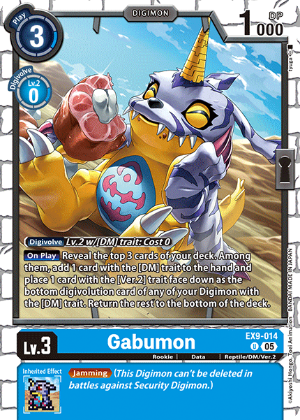 EX9-014Gabumon