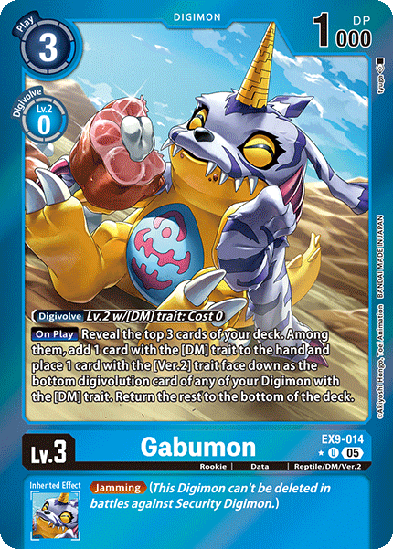 EX9-014Gabumon