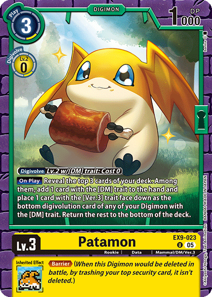 EX9-023Patamon