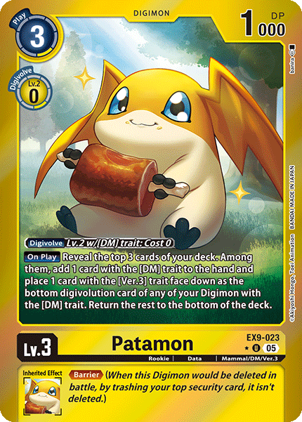 EX9-023Patamon