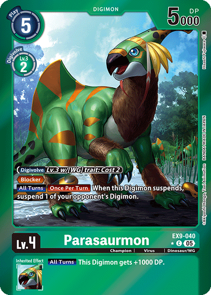 EX9-040Parasaurmon