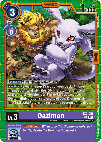 EX9-058Gazimon