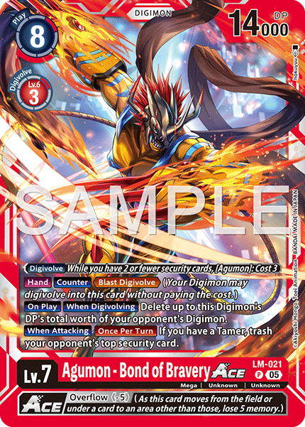 LM-021Agumon - Bond of Bravery ACE