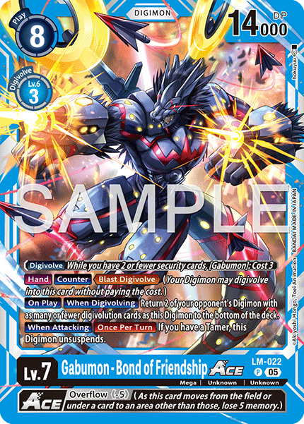 LM-022Gabumon - Bond of Friendship ACE