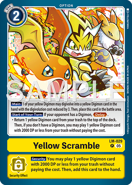 LM-029Yellow Scramble