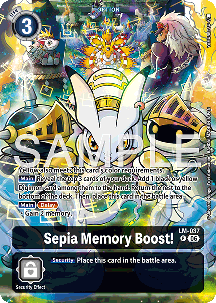 LM-037Sepia Memory Boost!
