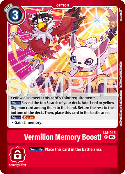 LM-045Vermilion Memory Boost!