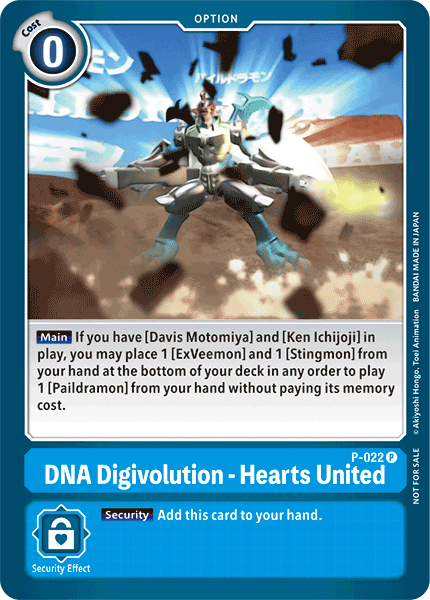 P-022DNA Digivolution - Hearts United