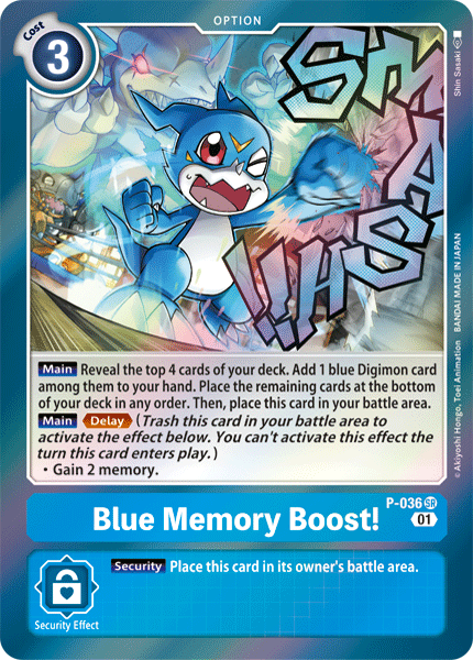 P-036Blue Memory Boost!
