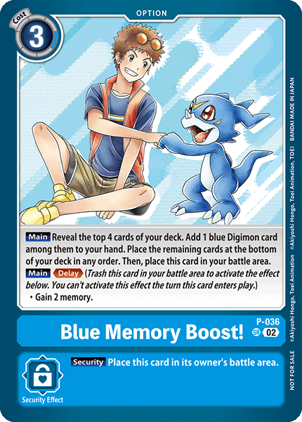 P-036Blue Memory Boost!