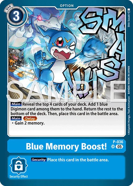 P-036Blue Memory Boost!