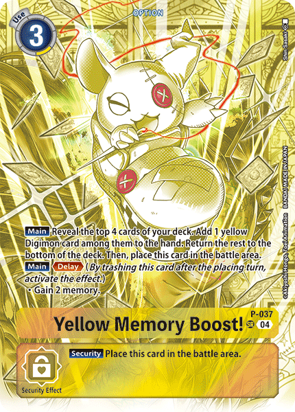 P-037Yellow Memory Boost!