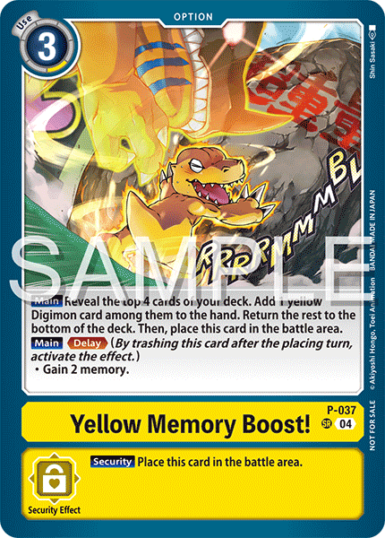 P-037Yellow Memory Boost!