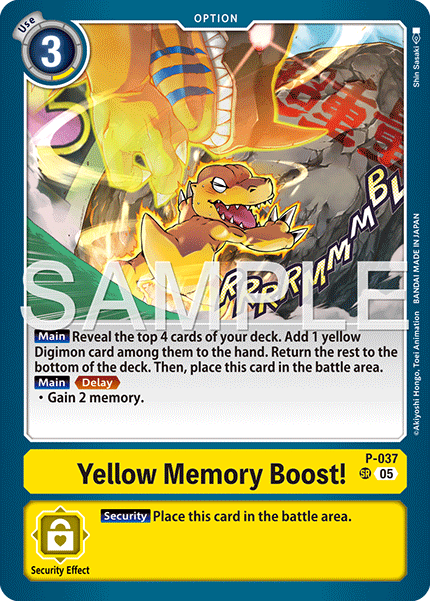 P-037Yellow Memory Boost!