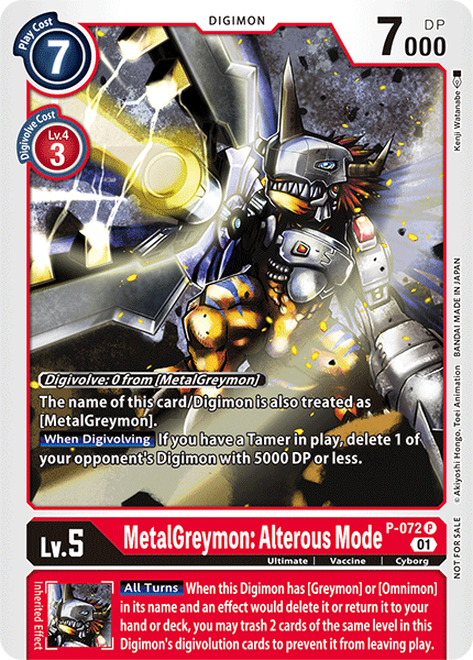 P-072MetalGreymon: Alterous Mode