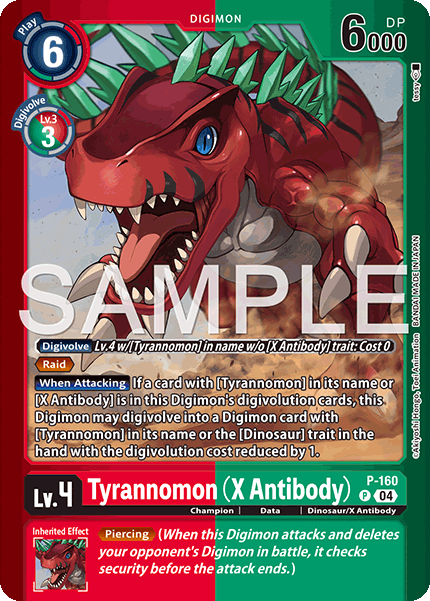 P-160Tyrannomon (X Antibody)