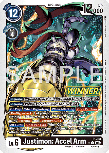 P-203Justimon: Accel Arm