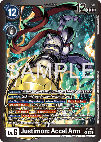 P-203Justimon: Accel Arm