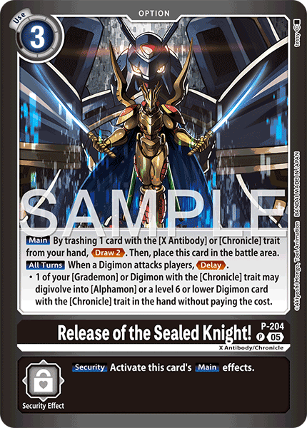P-204Release of the Sealed Knight!