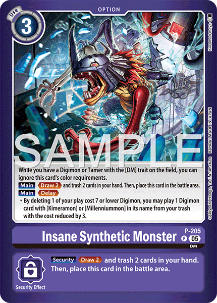 P-205Insane Synthetic Monster