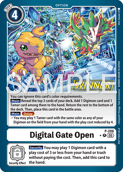 P-206Digital Gate Open