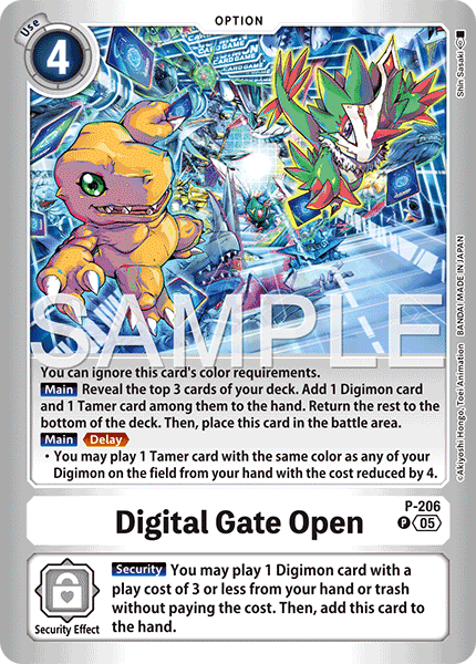 P-206Digital Gate Open