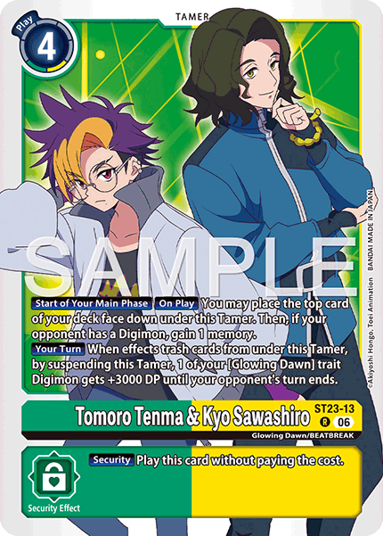 ST23-13Tomoro Tenma & Kyo Sawashiro