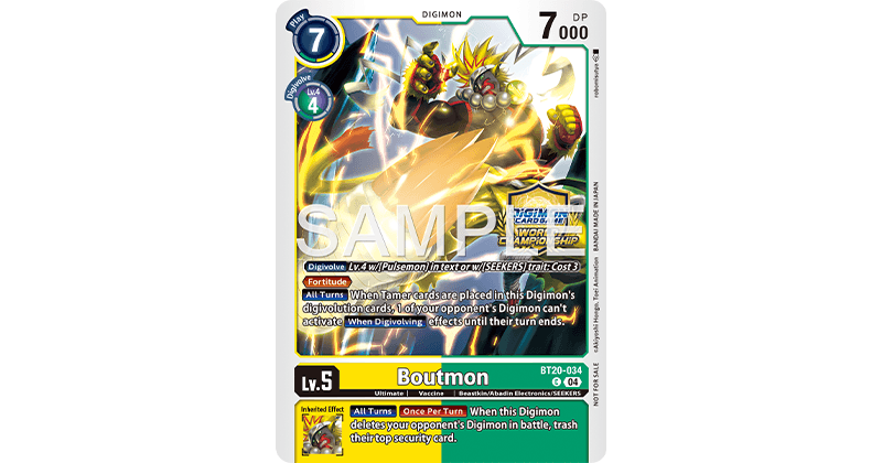 BT20-034 Boutmon Alt-Art Promo Card