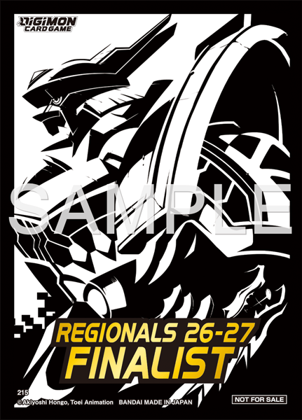 Regionals 26-27 Sleeves(5 sleeves/pack)