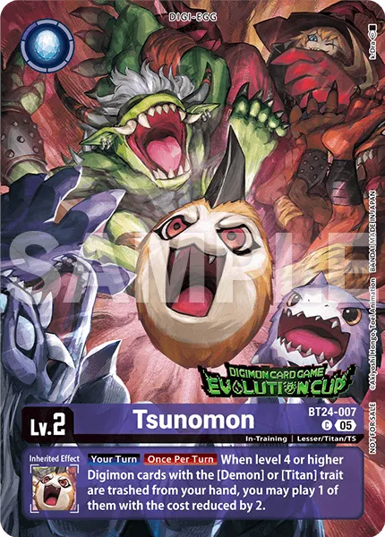 BT24-007 Tsunomon (Alt-Art)